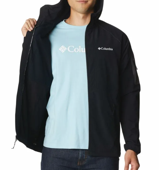 CAMPERA COLUMBIA HOMBRE SOFTSHELL TALL HEIGHTS CAPUCHA