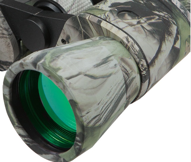 Binocular Hokenn Wild 10x50 Bak 7 Verde Camuflado
