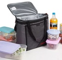Conservadora Térmica Waterdog Cooler 25L. Lunchera Bolso 30cm Color Gris/Negro