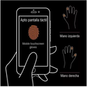 GUANTES PRIMERA PIEL WATERDOG TACTIL TOUCH CELULAR MOTO BICI