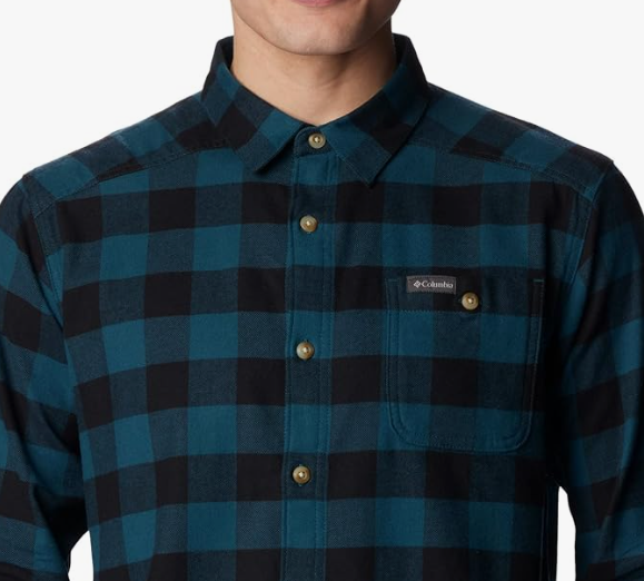 CAMISA COLUMBIA HOMBRE CORNELL WOODS FLANNEL MANGA LARGA