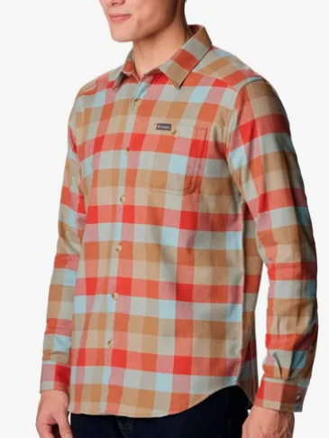 CAMISA COLUMBIA HOMBRE CORNELL WOODS FLANNEL MANGA LARGA