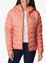 CAMPERA COLUMBIA DAMA DELTA RIDGE II DOWN HOODED , CAPUCHA