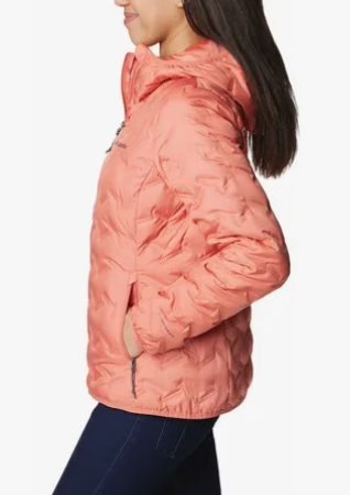 CAMPERA COLUMBIA DAMA DELTA RIDGE II DOWN HOODED , CAPUCHA