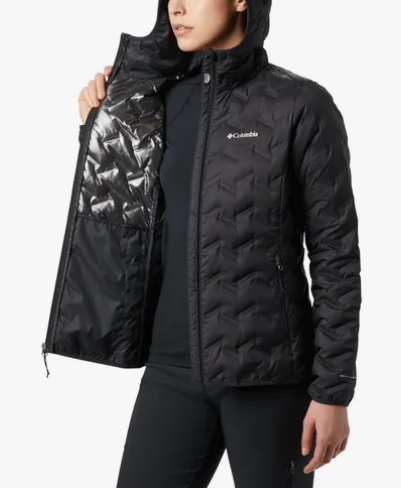 CAMPERA COLUMBIA DAMA DELTA RIDGE II DOWN HOODED , CAPUCHA