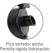 BOTELLA SPINIT TERMAL PLUS 750ML NEGRO