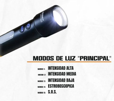 LINTERNA SPINITMULTI 550R RECARGABLE