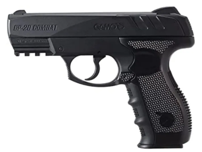 PISTOLA MARCA GAMO GP-20 COMBAT CAL. 4.5 CO2 20 TIROS