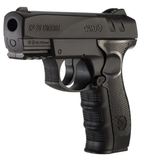 PISTOLA MARCA GAMO GP-20 COMBAT CAL. 4.5 CO2 20 TIROS