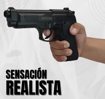 PISTOLA FOX CO2 P92 CALIBRE 4,5mm