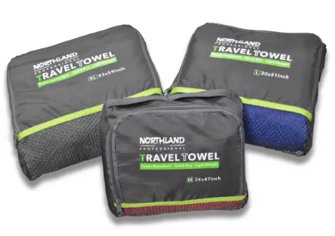 TOALLA ACTIV-DRY 85X150 XL NORTHLAND GREY