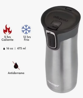 JARRO TERMICO CONTIGO WESTLOOP 473ML. GRIS
