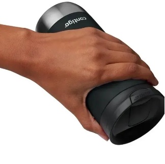 JARRO TERMICO CONTIGO HURON 473 ML. NEGRO 