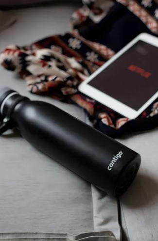 BOTELLA TERMICA CONTIGO MATTERHORN 591ML. NEGRO