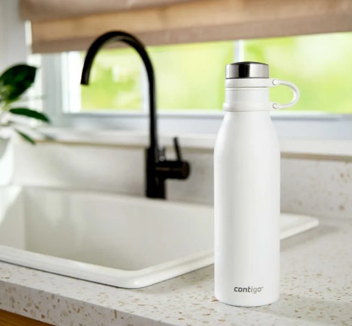 BOTELLA TERMICA CONTIGO MATTERHORN 591ML. BLANCO