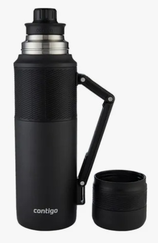 TERMO CONTIGO CON MANIJA 1200ML. NEGRO