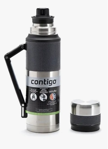 TERMO CONTIGO CON MANIJA 1200ML. ACERO INOXIDABLE