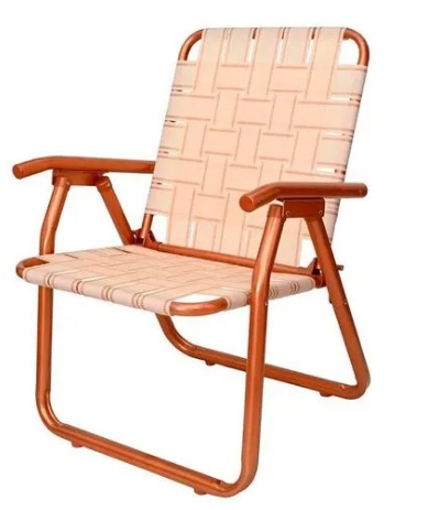 SILLON CINTA MARCA DESCANSAR ALUMINIO COBRE 800490 