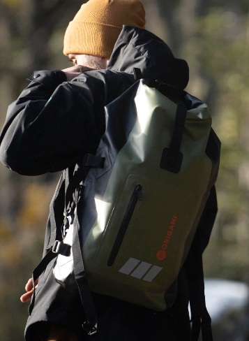 MOCHILA ORIGAMI ESTANCO 20 LITROS VERDE