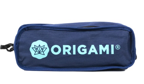 SILLA ORIGAMI DESARMABLE ACERO COLOR AZUL