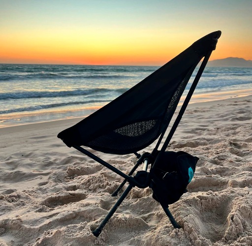 SILLA ORIGAMI DESARMABLE ACERO COLOR NEGRO