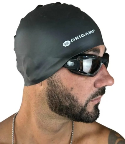 ANTIPARRA ORIGAMI PILETA ADULTO COLOR NEGRO