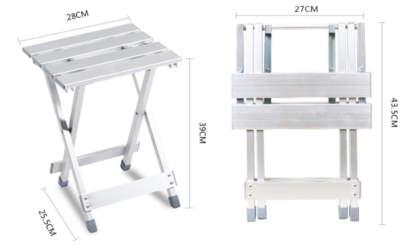 BANCO SPINIT PLEGABLE ALUMINIO