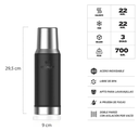 TERMO STANLEY MATE SYSTEM 800ML. NEGRO