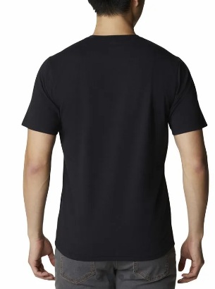 REMERA COLUMBIA HOMBRE SUN TREK TEE NEGRO