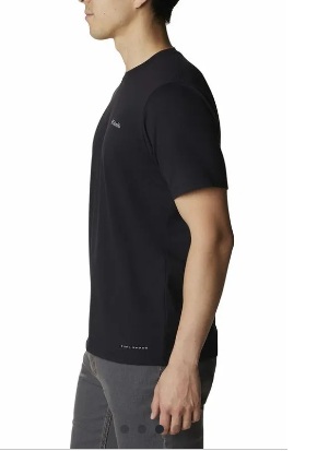 REMERA COLUMBIA HOMBRE SUN TREK TEE NEGRO