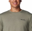 REMERA COLUMBIA HOMBRE TECH TRAIL CREW NECK II STONE
