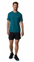 REMERA COLUMBIA HOMBRE ENDLESS TRAIL RUNNING TECH VERDE PETROLEO