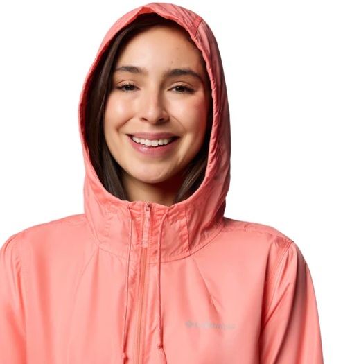CAMPERA COLUMBIA MUJER ROMPE VIENTO FLASH FOWARD PINK
