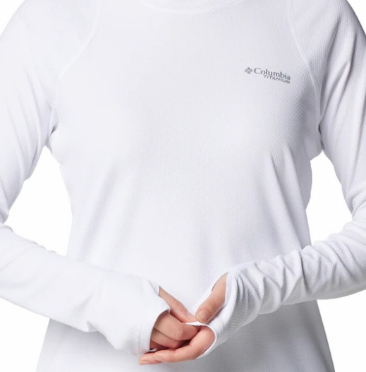 BUZO COLUMBIA DAMA SUMMIT VALLEY BLANCO