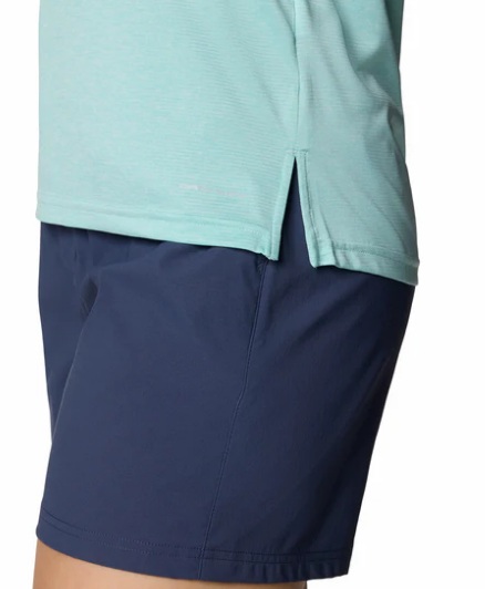 REMERA COLUMBIA DAMA BLUEVISTA HILL VERDE AGUA