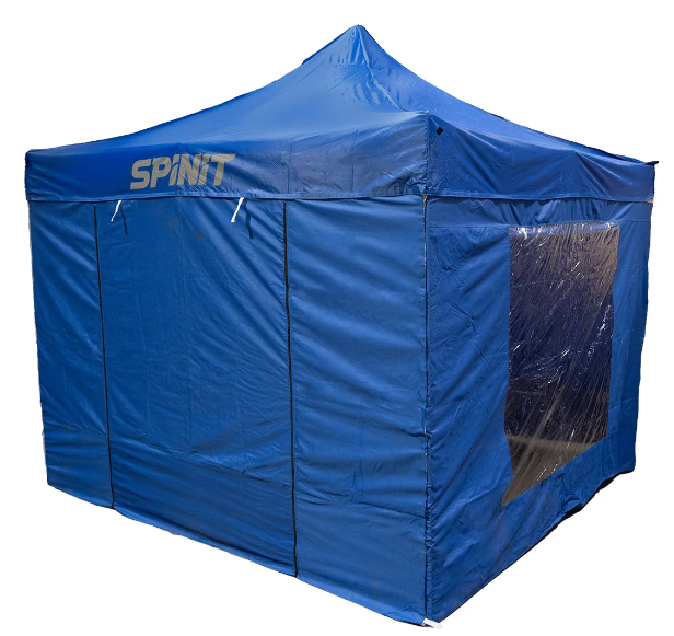 GAZEBO SPINIT ELITE III ACERO AZUL
