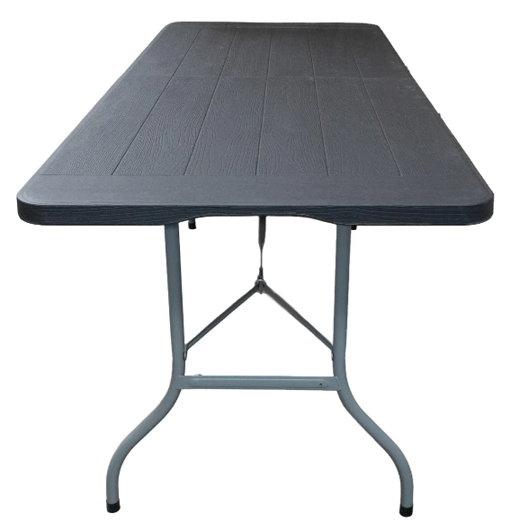 MESA PLEGABLE SPINIT SIMIL MADERA COLOR NEGRO