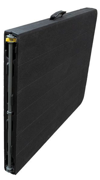 MESA PLEGABLE SPINIT SIMIL MADERA COLOR NEGRO