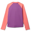 REMERA COLUMBIA JUVENIL PROTECCION SOLAR SALMON/VIOLETA