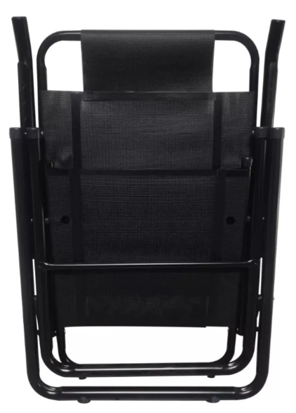 REPOSERA MARCA DESCANSAR DE ALUMINIO BLACK PLEGABLE ALTA  ART.80040