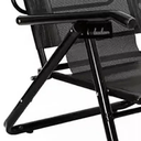 REPOSERA MARCA DESCANSAR DE ALUMINIO REFORZADA PLEGABLE BAJA PLAYERA BLACK ART.80052