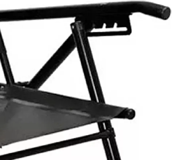 REPOSERA MARCA DESCANSAR DE ALUMINIO REFORZADA PLEGABLE BAJA PLAYERA BLACK ART.80052