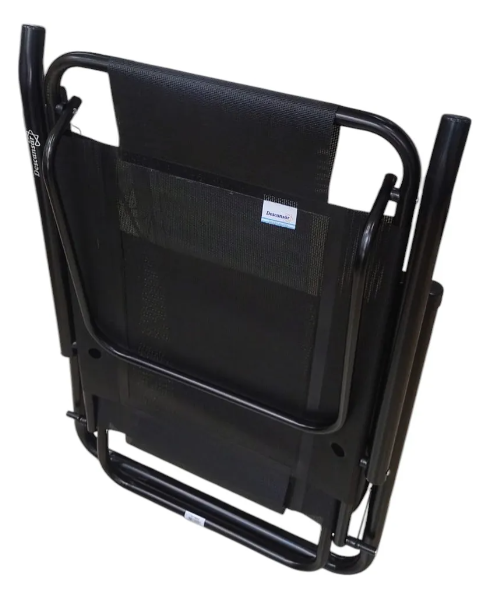 REPOSERA MARCA DESCANSAR DE ALUMINIO REFORZADA PLEGABLE BAJA PLAYERA BLACK ART.80052