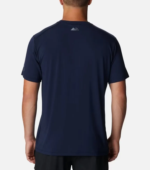 REMERA COLUMBIA HOMBRE ENDLESS TRAIL RUNNING TECH AZUL