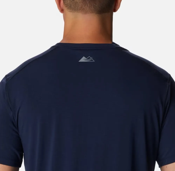 REMERA COLUMBIA HOMBRE ENDLESS TRAIL RUNNING TECH AZUL