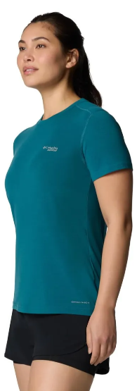 REMERA COLUMBIA DAMA ENDLESS TRAIL RUNNING TECH AZUL RIO