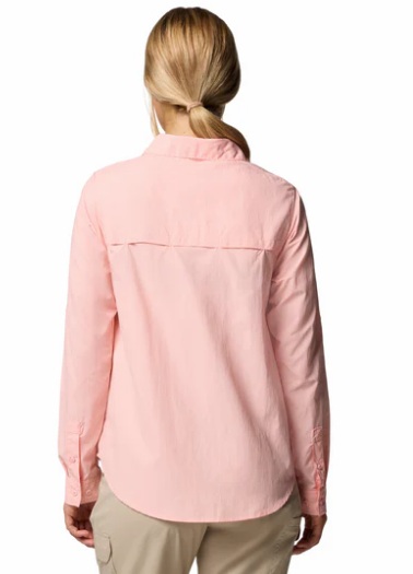 CAMISA COLUMBIA DAMA SILVER RIDGE 3.0 MANGA LARGA PINK