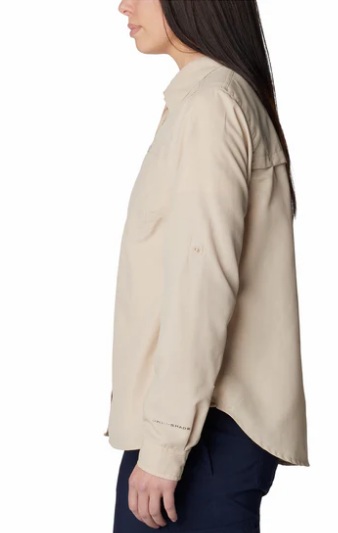 CAMISA COLUMBIA SILVER RIDGE MUJER 3.0 KAKI