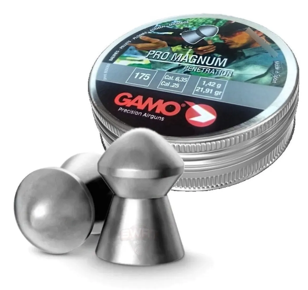 BALINES MARCA GAMO PRO-MAGNUN CAL. 6.35