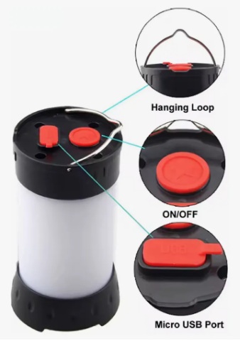 FAROL SPINIT CAMPER 450R RECARGABLE